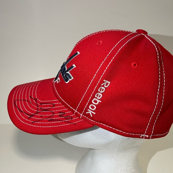 Men’s Washington Capitals Reebok Hat S/M Signed Troy Brouwer Autograph - Picture 7 of 12